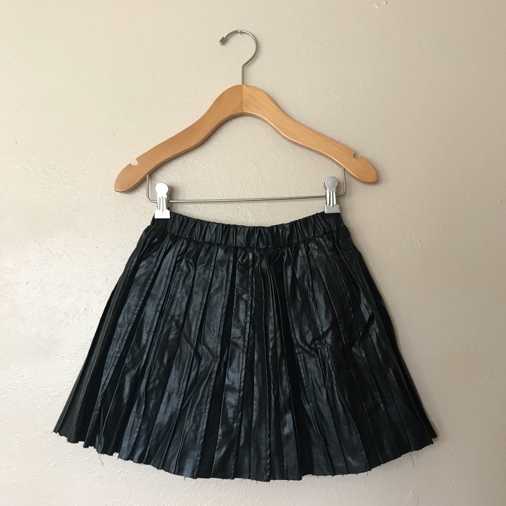 Zara pleated mini skirt